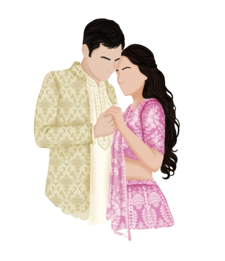 Portrait photograph of a couple, used as a compression sample